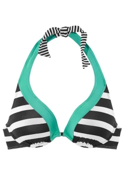 LASCANA Underwire-Striped Underwire Bikini Top