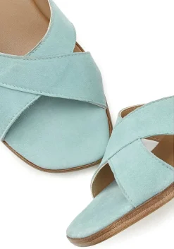 LASCANA Sandals-Suede Cross Strap Mules