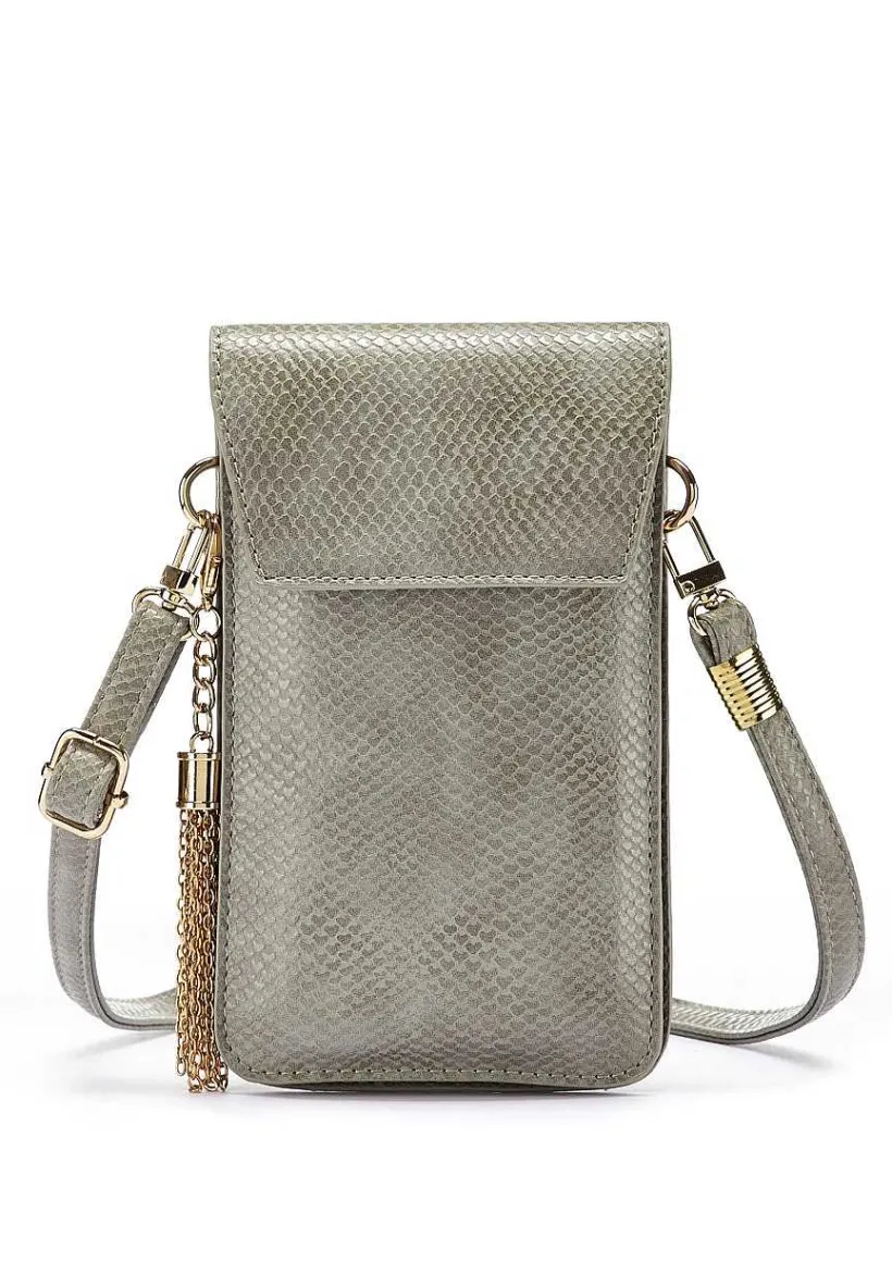 LASCANA Bags-Tasseled Mini Crossbody Bag