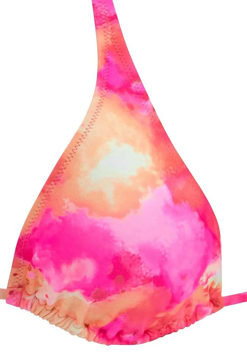 LASCANA Triangle-Tie Dye Triangle Bikini Top