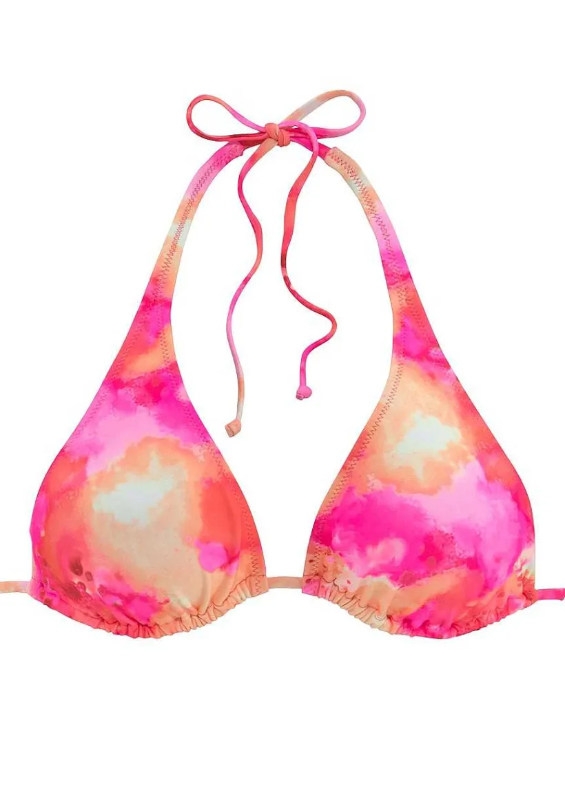 LASCANA Triangle-Tie Dye Triangle Bikini Top