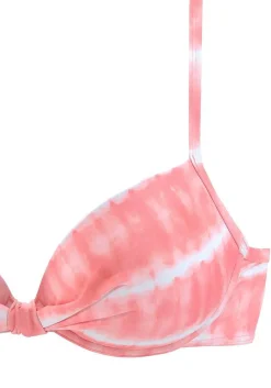 LASCANA Underwire-Tie Dye Underwire Bikini Top