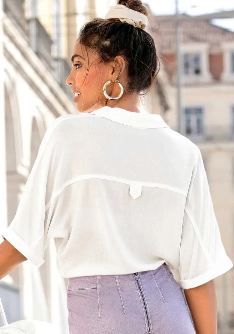 LASCANA Blouses-Tie Front Blouse