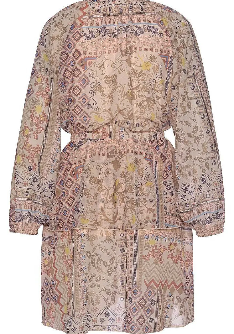 LASCANA Fall Dresses-Tie Neck Ruffled Dress