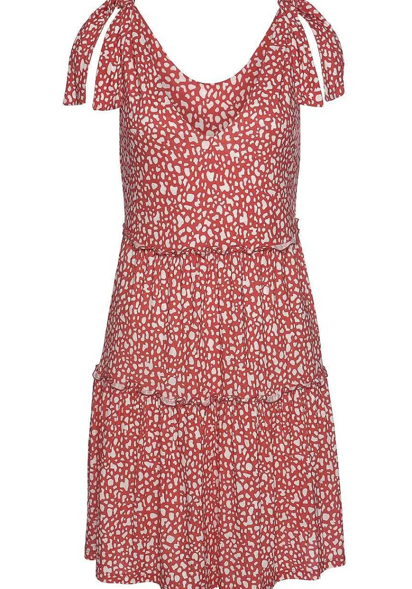 LASCANA Sundresses-Tie Strap Tiered Dress