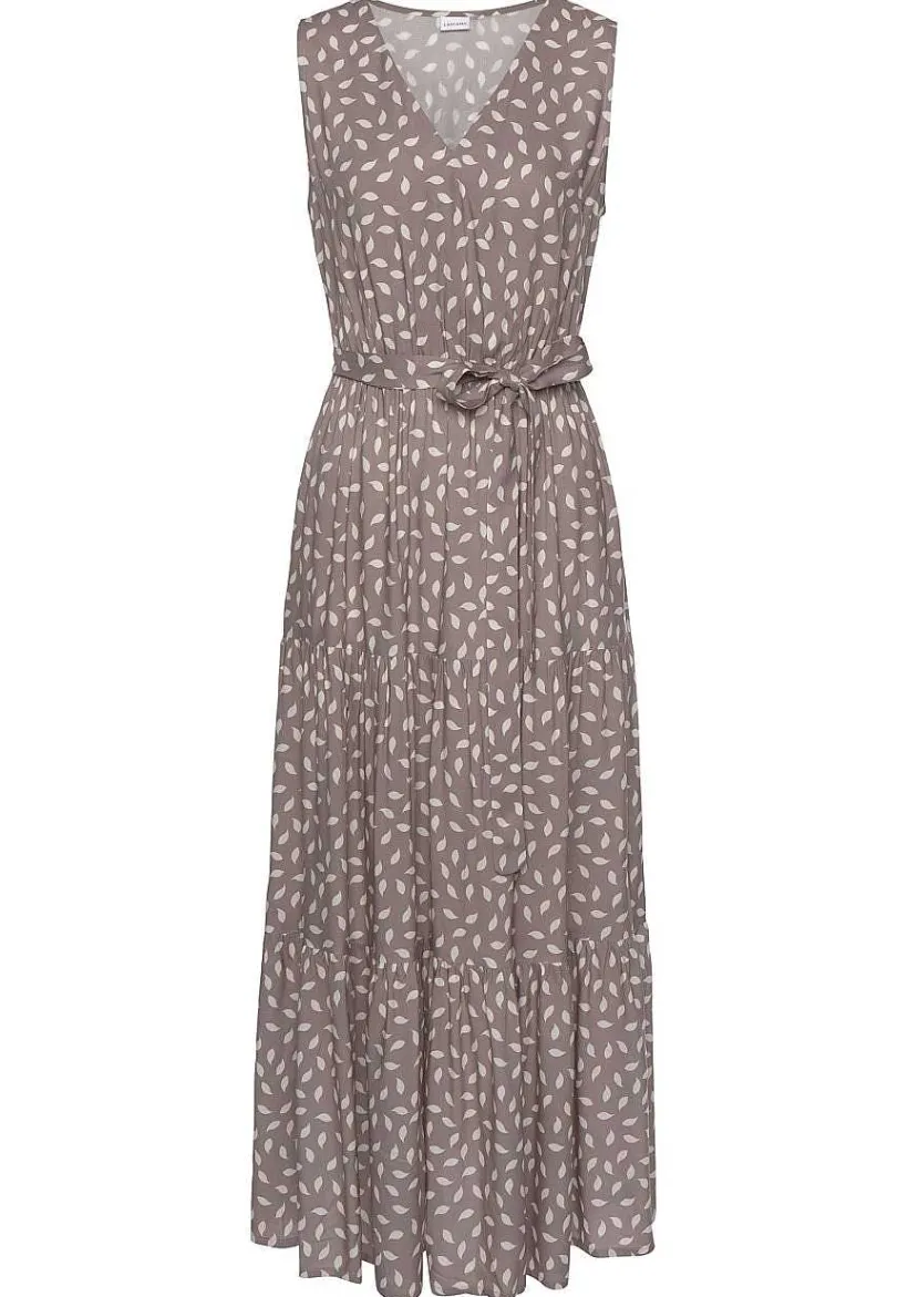 LASCANA Fall Dresses-Tiered Slit Maxi Dress