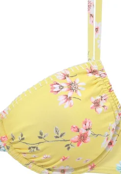 LASCANA Underwire-Trimmed Underwire Bikini Top