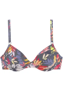 LASCANA Underwire-Tropical Print Underwire Bikini Top