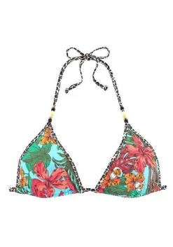 LASCANA Triangle-Tropical Triangle Bikini Top