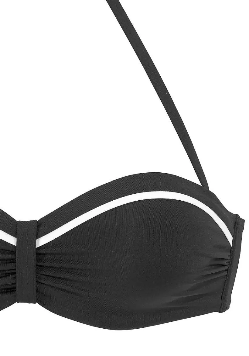 LASCANA Bandeau-Two-Tone Bandeau Bikini Top