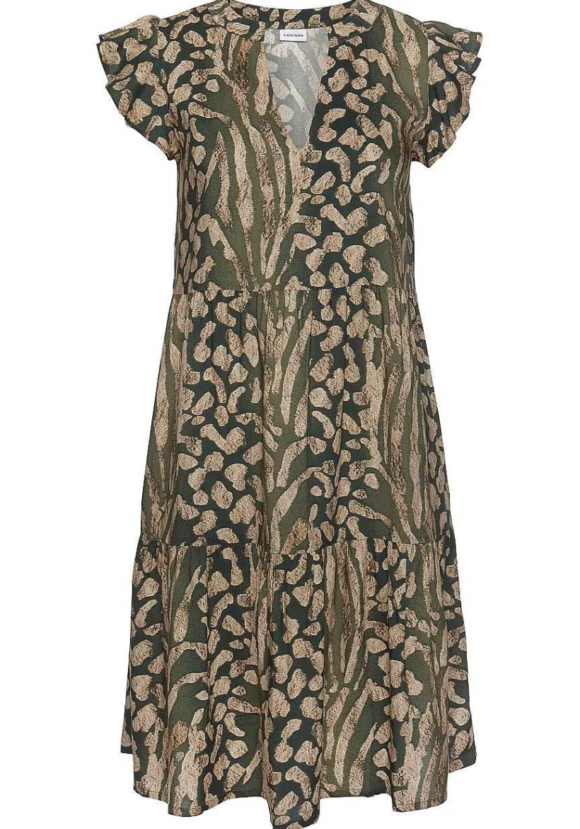 LASCANA Fall Dresses-V-Neck Dress