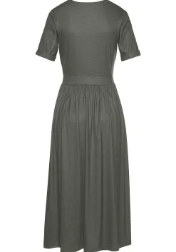 LASCANA Fall Dresses-V-Neck Midi Dress