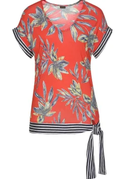 LASCANA Short Sleeve Tops-V-Neck Side Tie Top