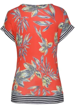 LASCANA Short Sleeve Tops-V-Neck Side Tie Top