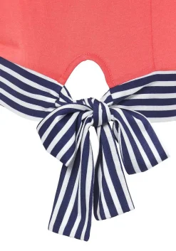 LASCANA Short Sleeve Tops-V-Neck Side Tie Top