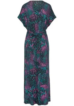 LASCANA Maxi Dresses-V-Neckline Patterned Maxi Dress