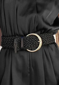 LASCANA Belts-Wide Braided Waist Belt