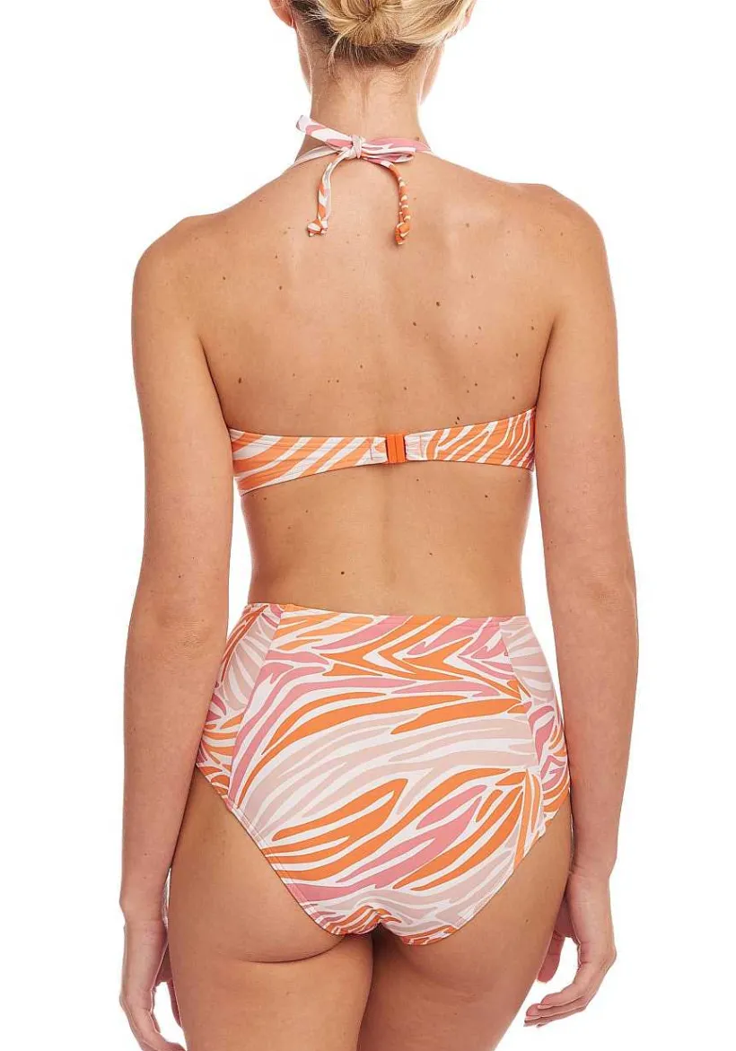 LASCANA Bandeau-Zebra Print Bandeau Bikini Top