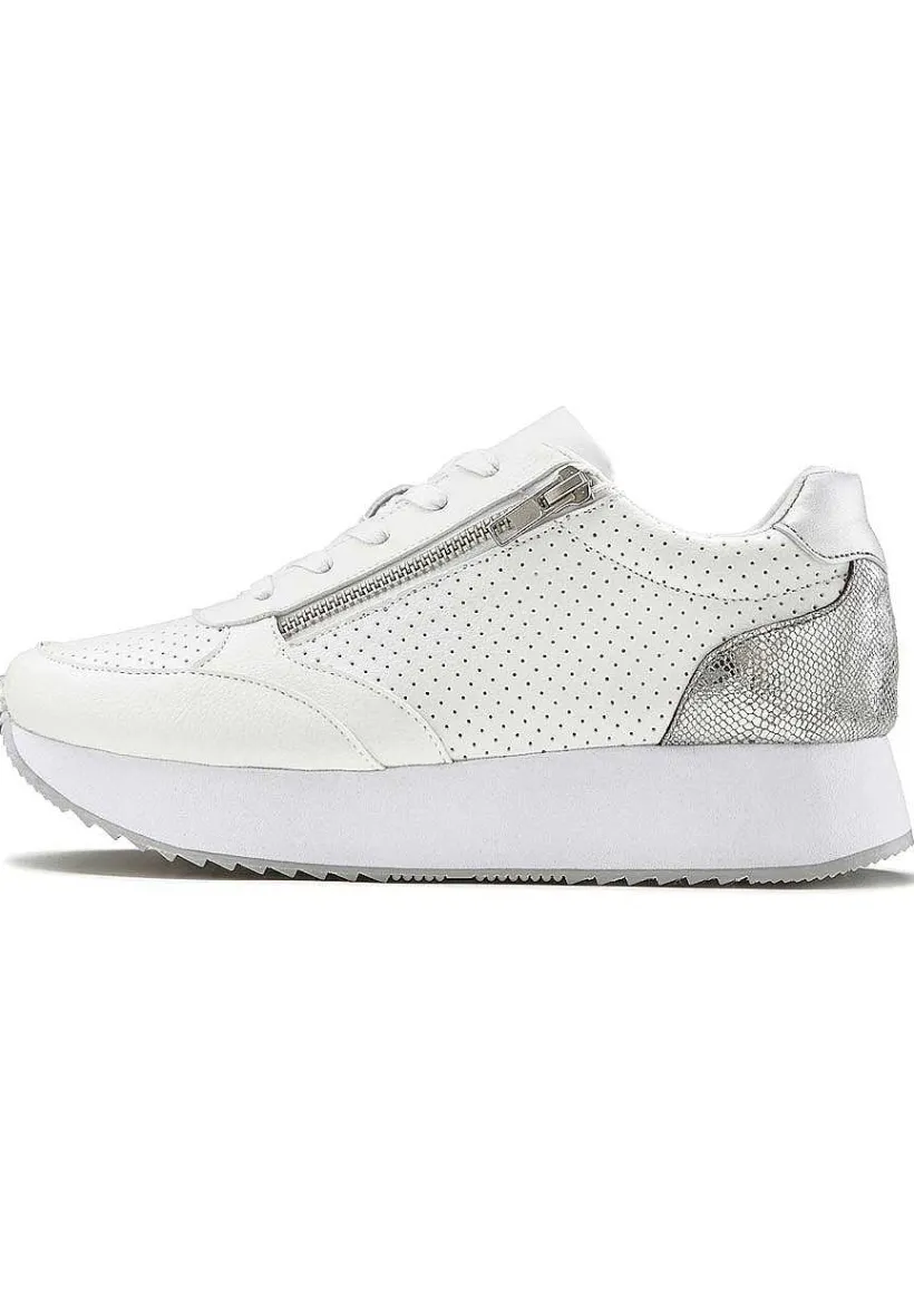 LASCANA Flats & Sneakers-Zip Detail Platform Sneakers