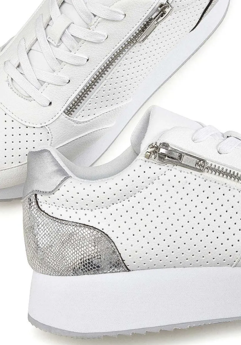 LASCANA Flats & Sneakers-Zip Detail Platform Sneakers
