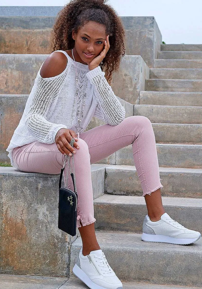 LASCANA Flats & Sneakers-Zip Detail Platform Sneakers